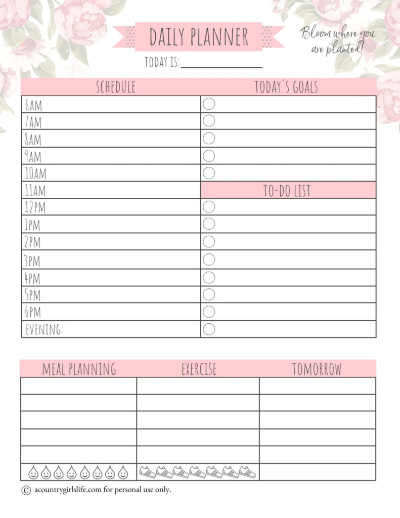 Daily System Free Printable To Do List To Help You Get Organized 441 