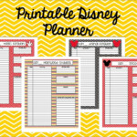 Disney Week Blank Itinerary Calendar Template Printable