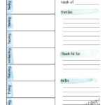 DIY Printable Weekly And Monthly Planner Daily Planner Pages Weekly