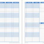 Download A Free Printable Weekly Student Planner Template For Excel Or