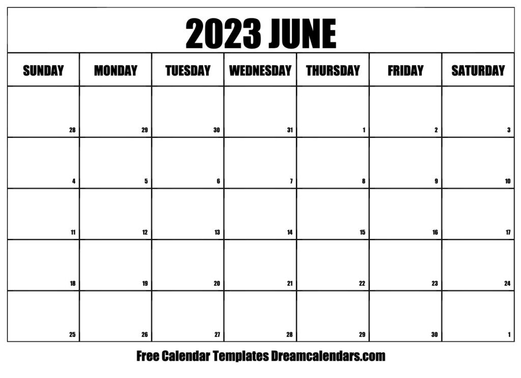 Download Printable June 2024 Calendars