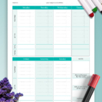 Download Printable Simple Weekly Budget Template PDF