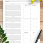 Download Printable Weekly Meal Plan With Shopping List Original Style PDF