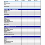 Editable Standard Biweekly Budget Form Free Download Bi Monthly Budget