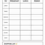 Editable Weekly Meal Planner Template With Grocery List Xplast py