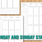 Erin Condren Style Printable Weekly Planner A5 Size WHITE Etsy