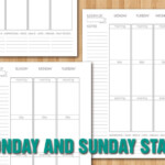 Erin Condren Style Printable Weekly Planner A5 Size WHITE Etsy