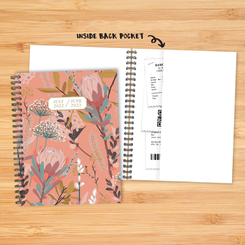 Feminine Floral 2022 2024 Academic Weekly Softcover Planner In 2022 