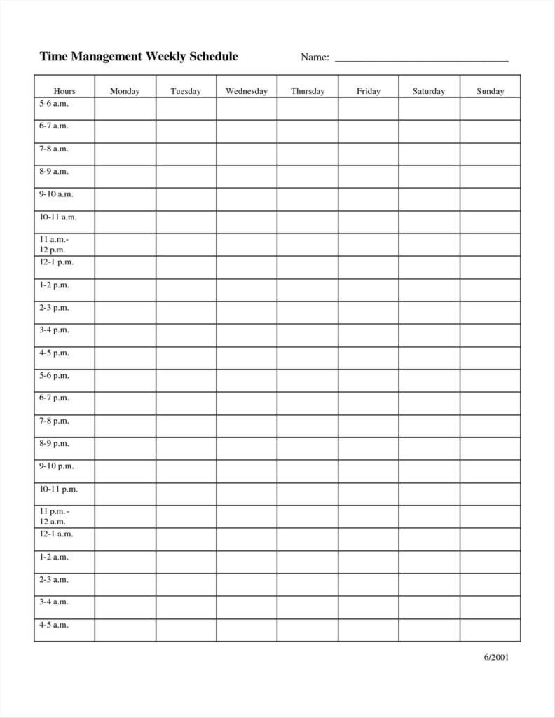 Free 24 Hour Planner Template Nisma Info