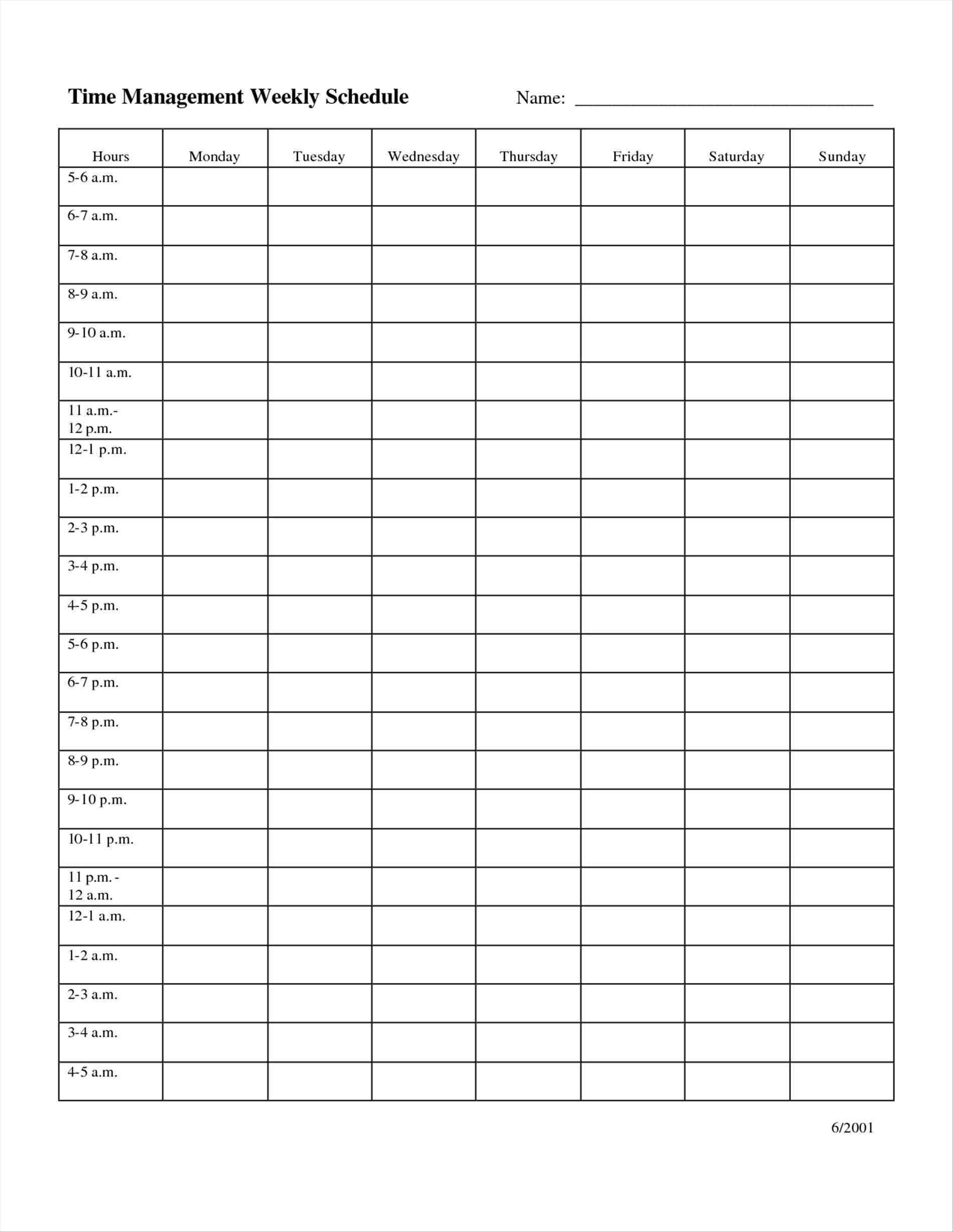 Free 24 Hour Planner Template Nisma Info