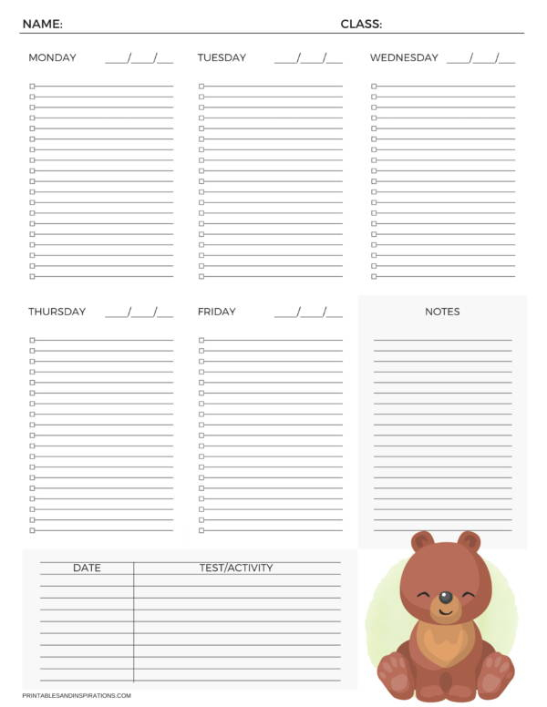 FREE 9 Student Planner Samples And Templates In PDF