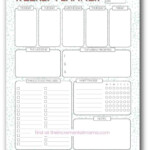 Free Cute Weekly Planner Printable To Get Organized