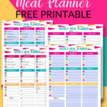 Free Editable Printable Meal Planner Template For Easy Meal Planning