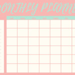 Free Monthly Planner Printable Food Home And Money Free Monthly