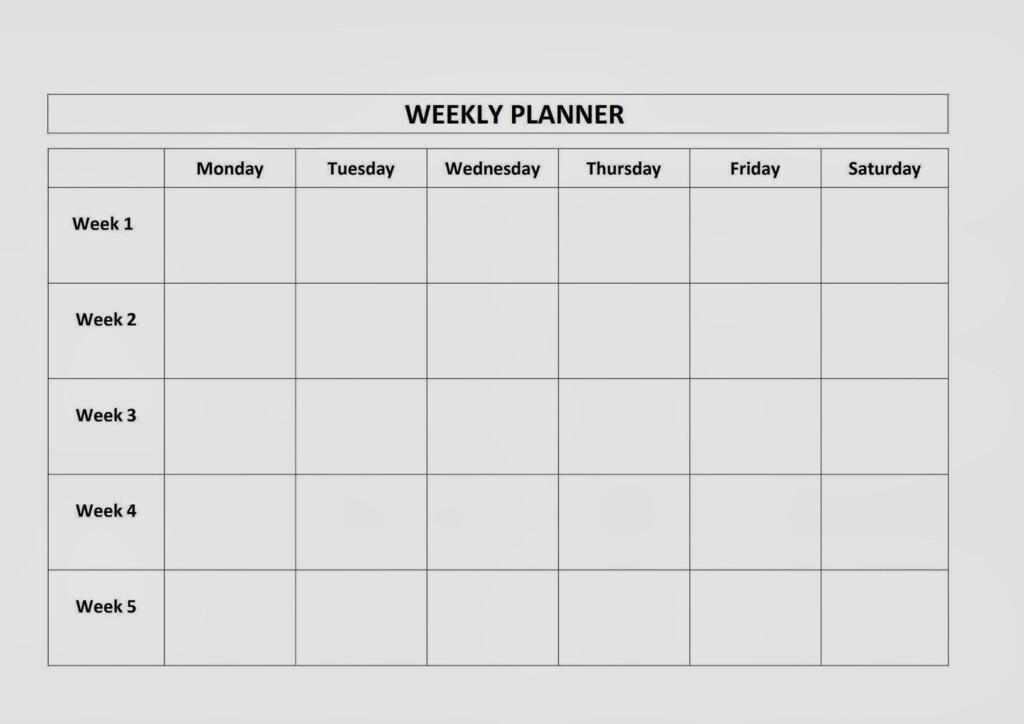 Free MS Word Template All Post Excel Calendar Template Weekly 