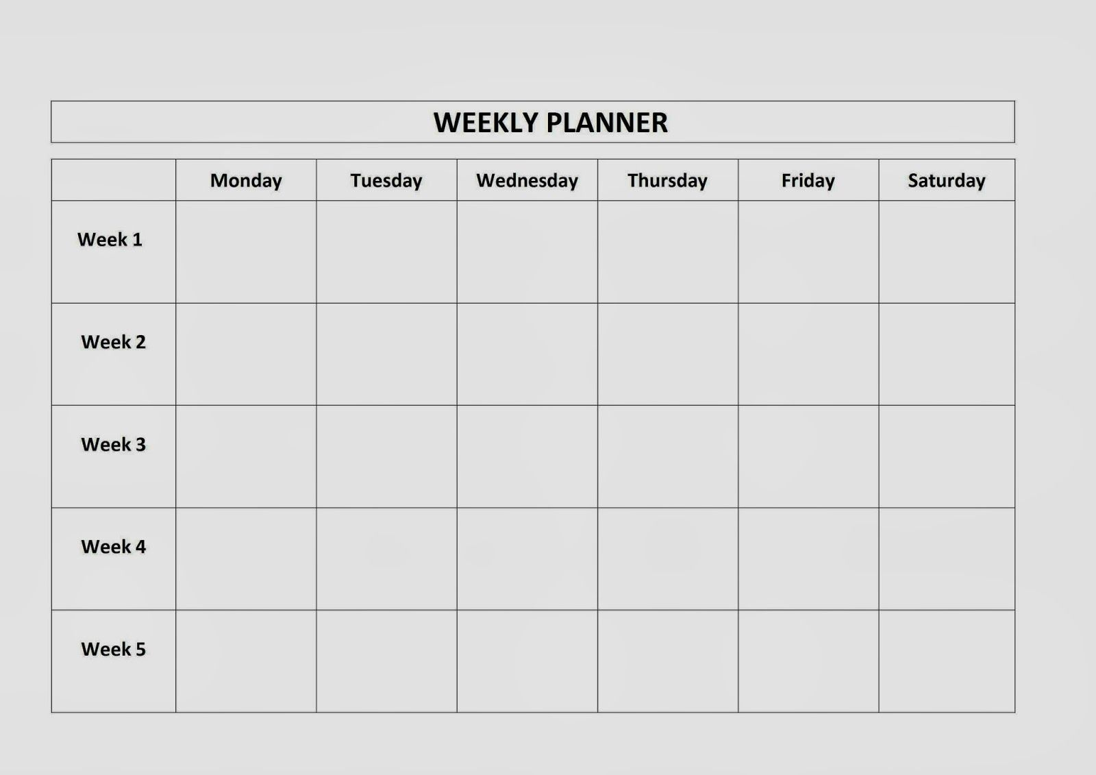 Free MS Word Template All Post Excel Calendar Template Weekly