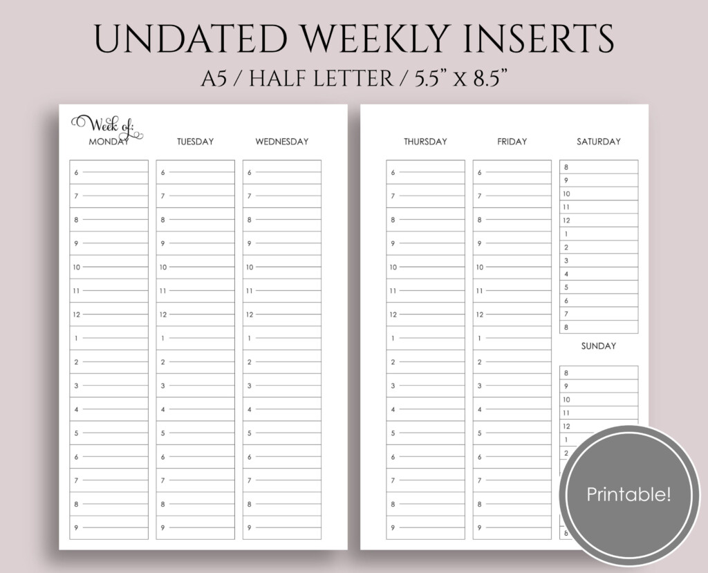 Free Planner Printable Library PT Paper Planner Printables Free 