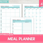 Free Planner Printables A5 Weekly Meal Planning PrintableDietPlan