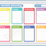 Free Printable Best Weekly Planner Template Templateral