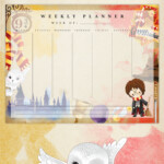 Free Printable Harry Potter Meal Planners The Cottage Market