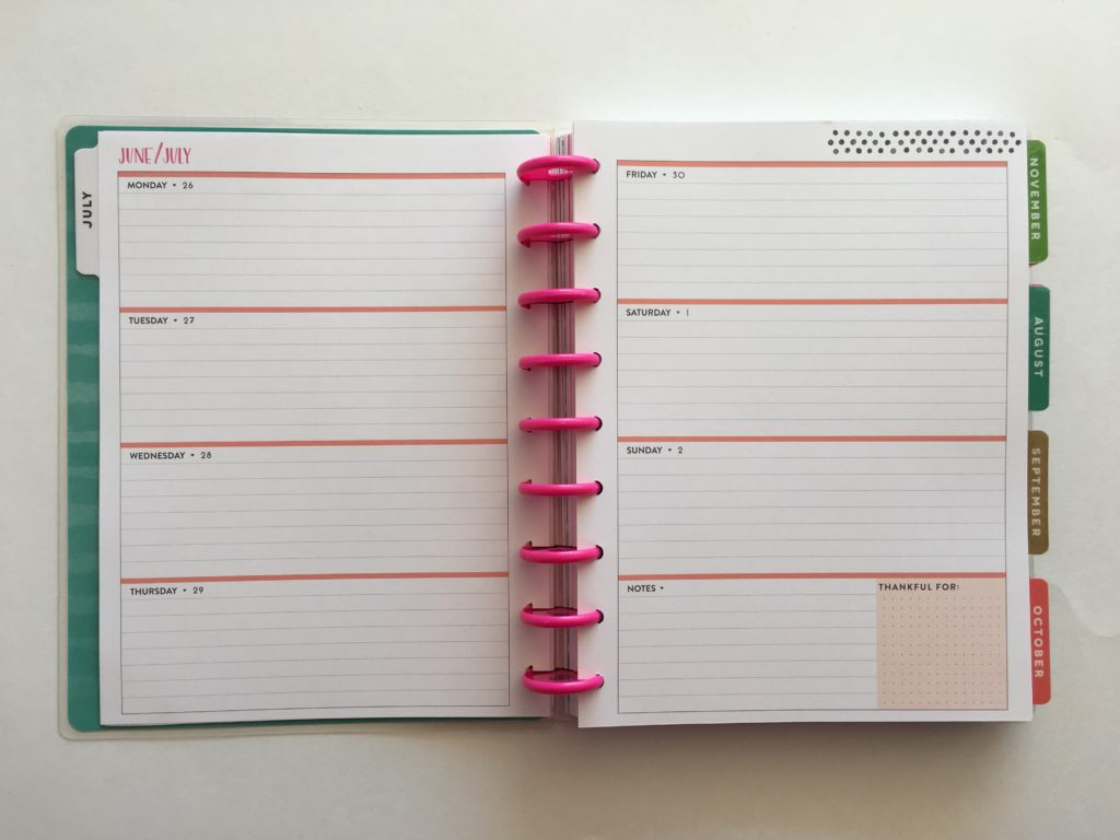 Free Printable Horizontal Weekly Planner Pdf Download Download 