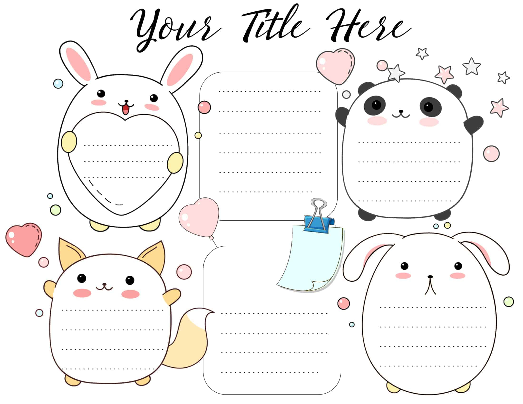 Free Printable Kawaii Planner Stickers Emilywibberley