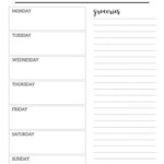 Free Printable Meal Planner Template Paper Trail Design Free