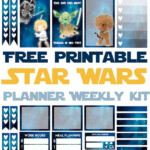 Free Printable Star Wars Planner Stickers Weekly Kit Lovely Planner