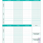 Free Printable Templates For Bills Calendar Template Printable