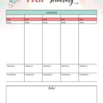 Free Printable Travel Planner Travel Planner Template Travel