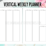 FREE PRINTABLE VERTICAL WEEKLY PLANNER Cute Freebies For You