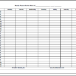 Free Printable Weekly Hourly Daily Planner Student Handouts