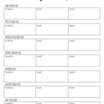 Free Printable Weekly Meal Plan Template Paper Trail Design