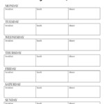 Free Printable Weekly Meal Plan Template Paper Trail Design In 2020