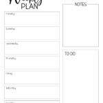 Free Printable Weekly Planner 2020 In PDF WORD Excel Weekly C In