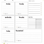 Free Printable Weekly Planner Skip To My Lou