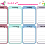 Free Printable Weekly Planners 5 Designs