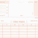 Free Printable Weekly Planners Monday Start Download Printable Weekly