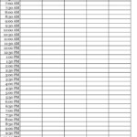 Free Printable Weekly Schedule 15 Minute Increments