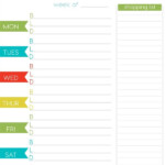 FREE Weekly Menu Planner Printable Weekly Menu Planners Menu Planner