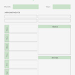 Free Weekly Planner Template In Adobe Photoshop Adobe Illustrator