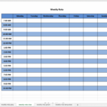 Free Weekly Planner Template World