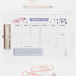 Get Organised With This Free Printable Weekly Planner Cute