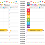 Homeschool Planner Free Printable Homeschool Weekly Planner With