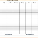 Hourly Planner Pdf Printable Receipt Template