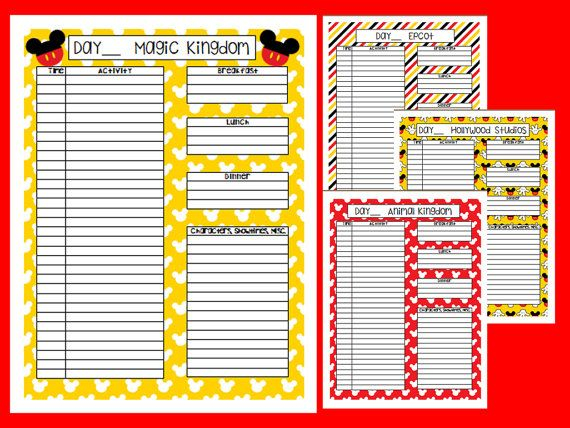 Instant Download Printable Disney Planner Goodnotes Etsy Disney 