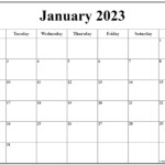 January 2023 Monday Calendar Monday To Sunday