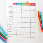 Kids Weekly Planner Templates The Crafting Chicks