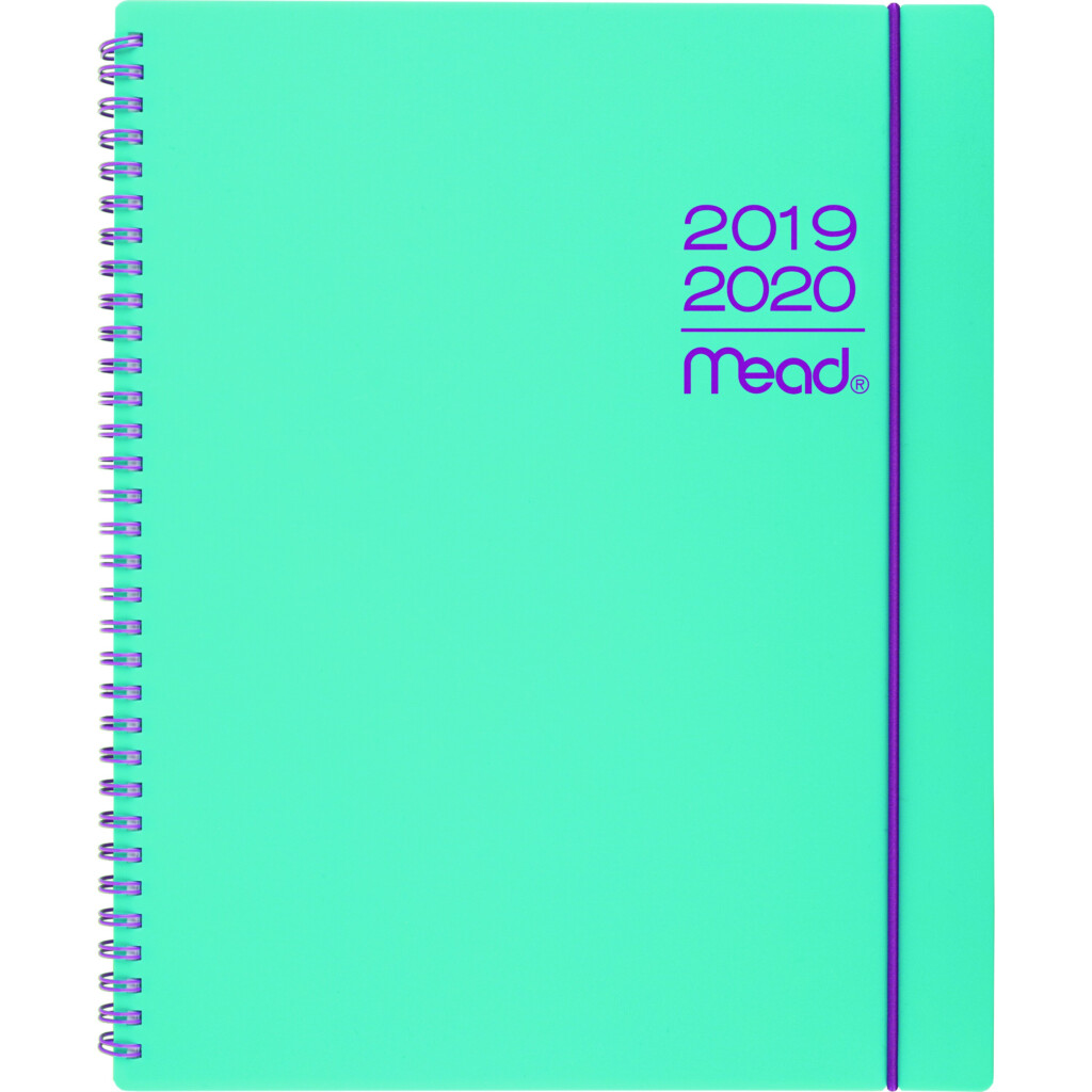 Mead Color Pop Large Weekly Monthly Planner 8 5 X 11 Assorted 