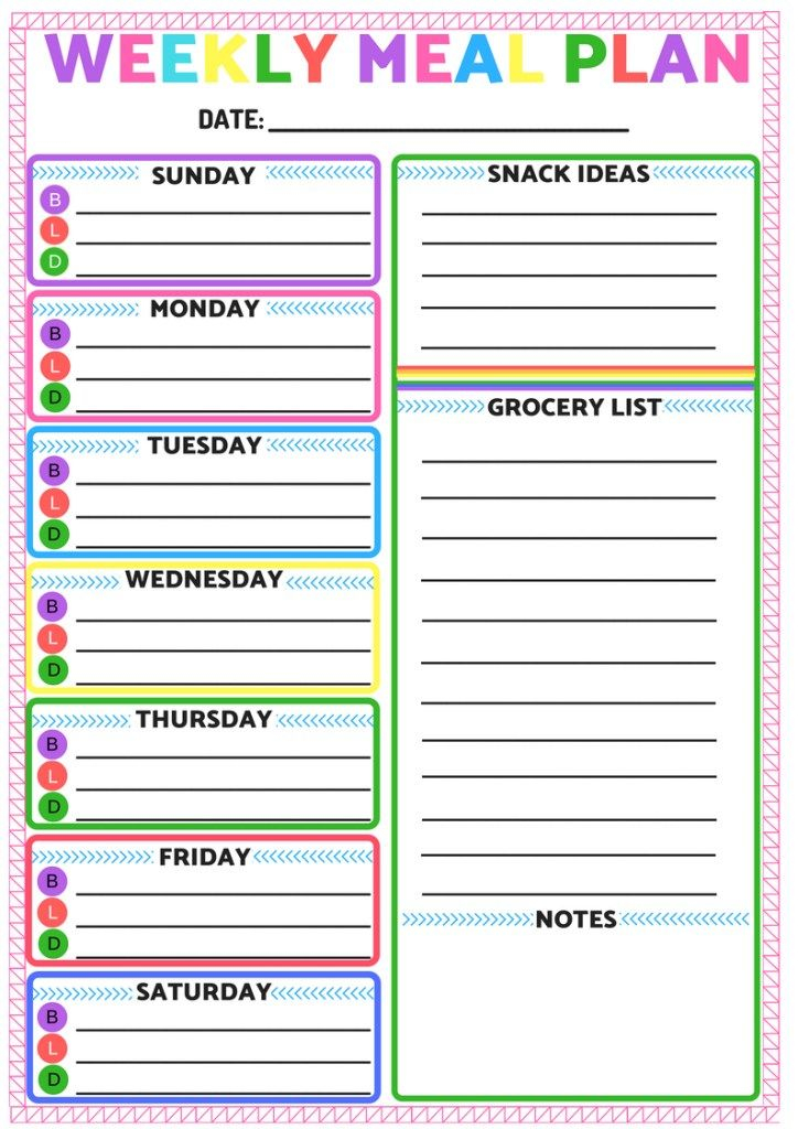 Meal Planning 101 What s For Dinner Meal Planning Printable Weekly 